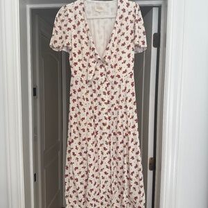 Sezane Ophelia Dress Mindy Print - Size 6